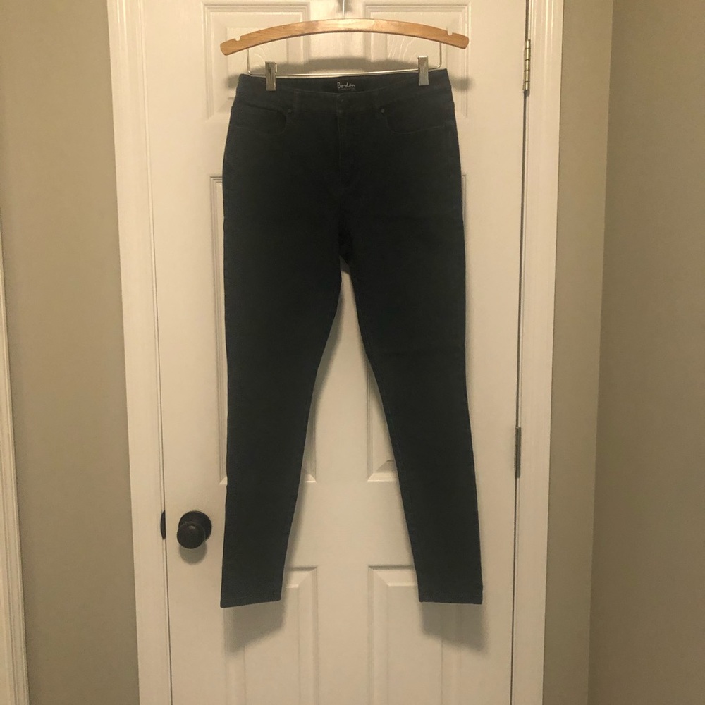 Boden Portobello Bi Stretch jeans, Hunter Green, 8